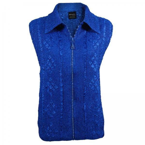 The Magic Scarf Company - Wholesale Outerwear Vest - Women's - 1367 - Diamond Zipper Vests1