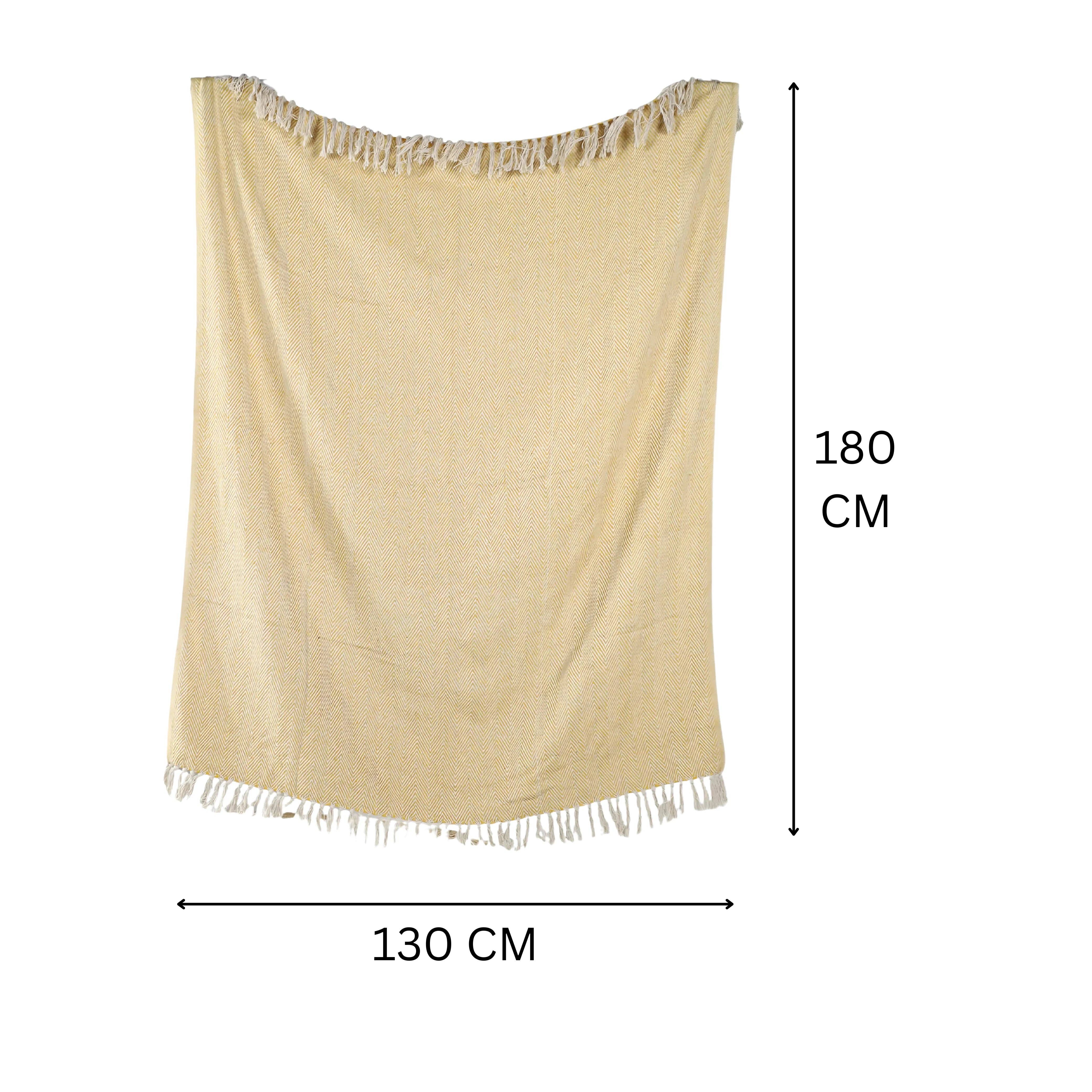 Urbane Hide - Wholesale Throw Blanket - Urbane Hide Mustard Yellow Plaid – Sofa Throw Cozy 125×150 1