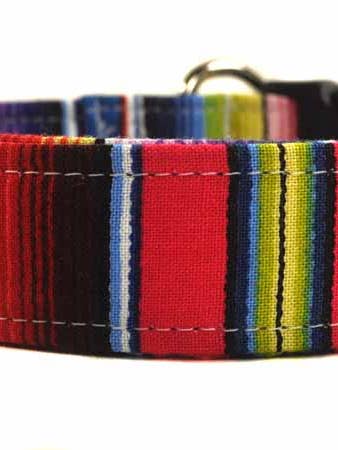 Serape Stripe Hundkrage för wholesale av Collars by Design