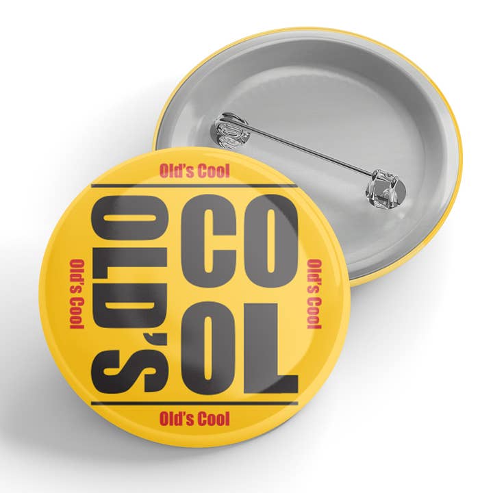 Gamles Cool 90's Type Knap for engroshandel hos Black River Letterpress & Paper Co.