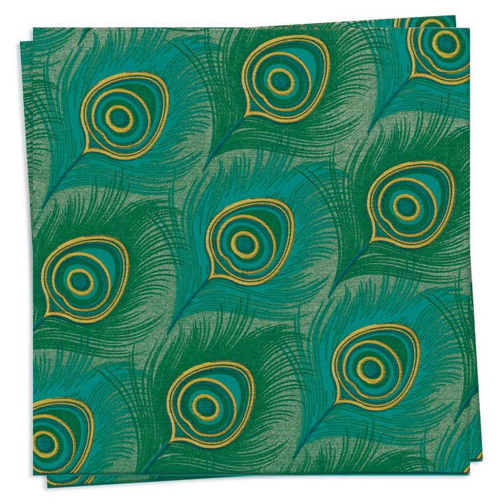 Påfugl Cocktailserviet for engroshandel hos Trendy Table