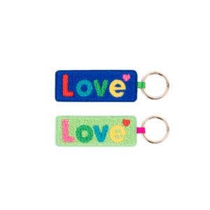 Keyrings LOVE Assorted 2 colours for wholesale by Global Affairs