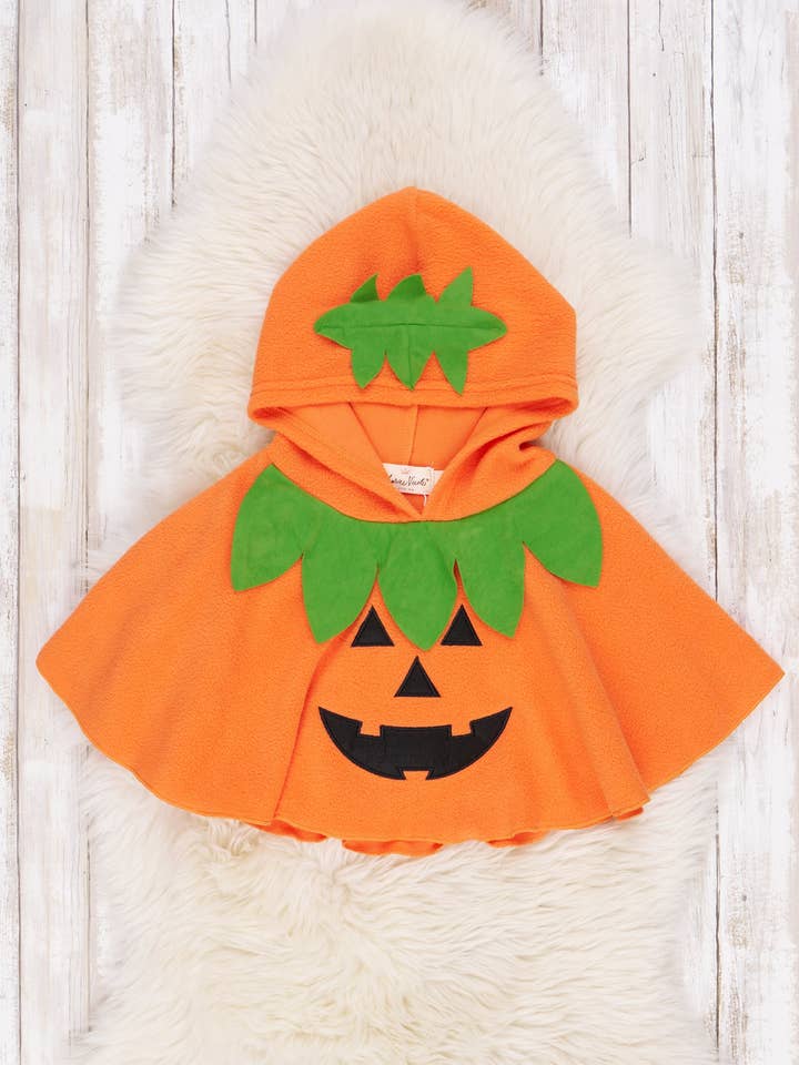 Fleece Pumpkin Belly Poncho - Unisex for wholesale by Marie Nicole Clothing