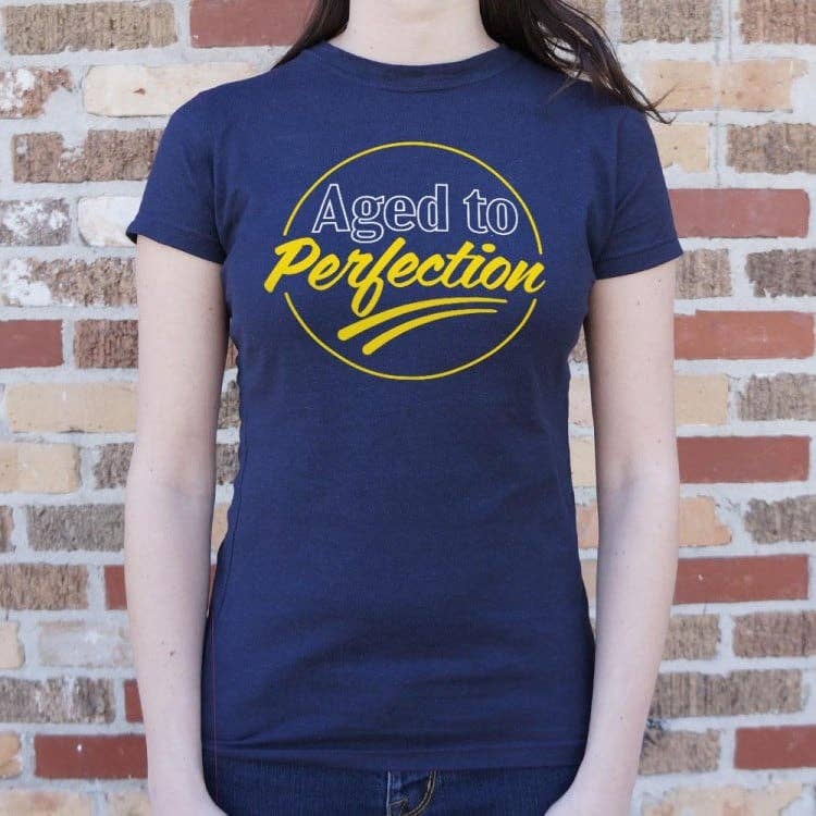 6DS - Wholesale Screen Printed T-Shirt - Women's - Aged To Perfection Women's T-Shirt0