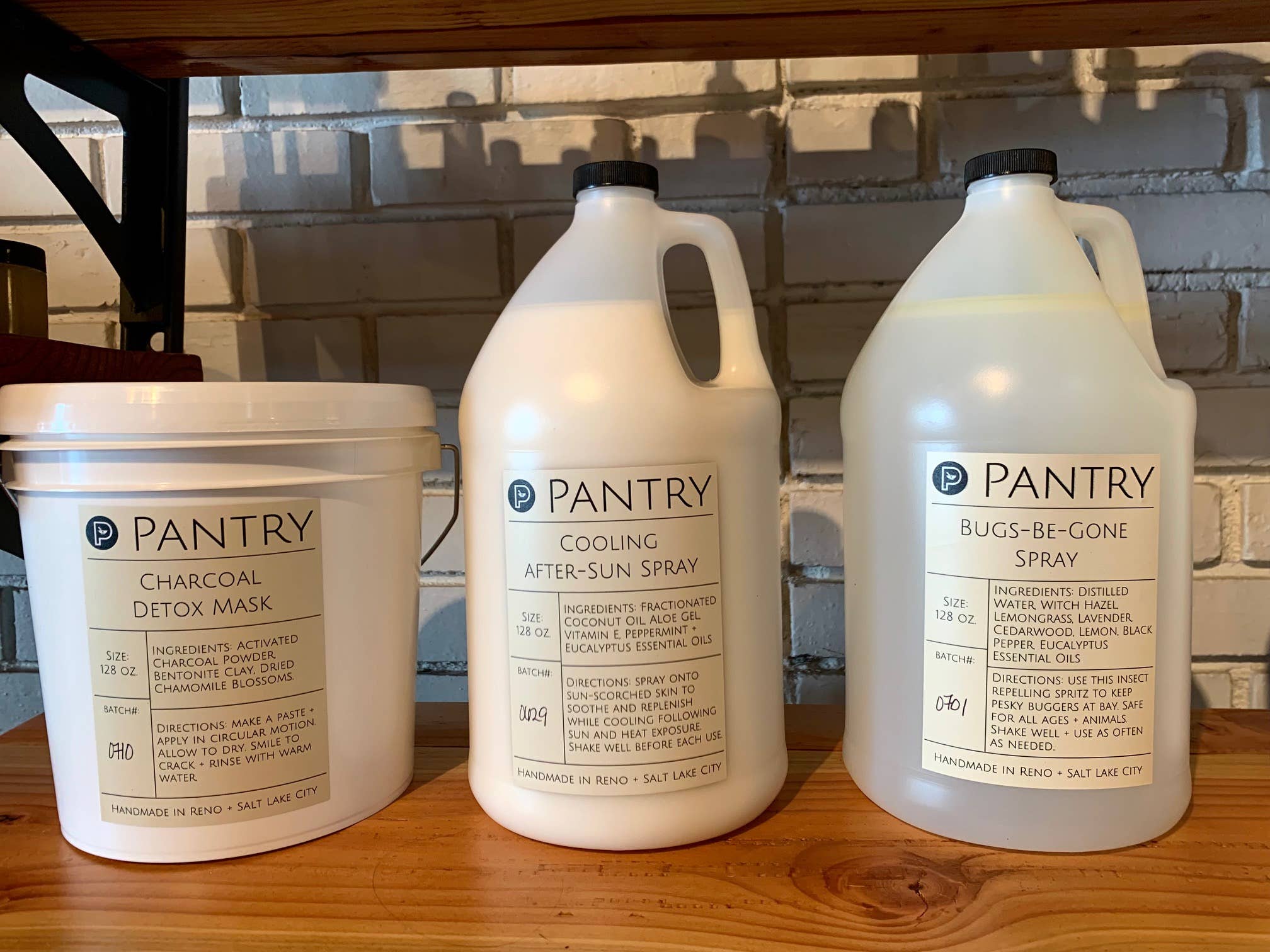 Pantry Products - Skin, Body, + Wellness - Wholesale Jar - Add-on: Gallon Glass Jar, Jug, Pump - Bulk Refill Upgrade2