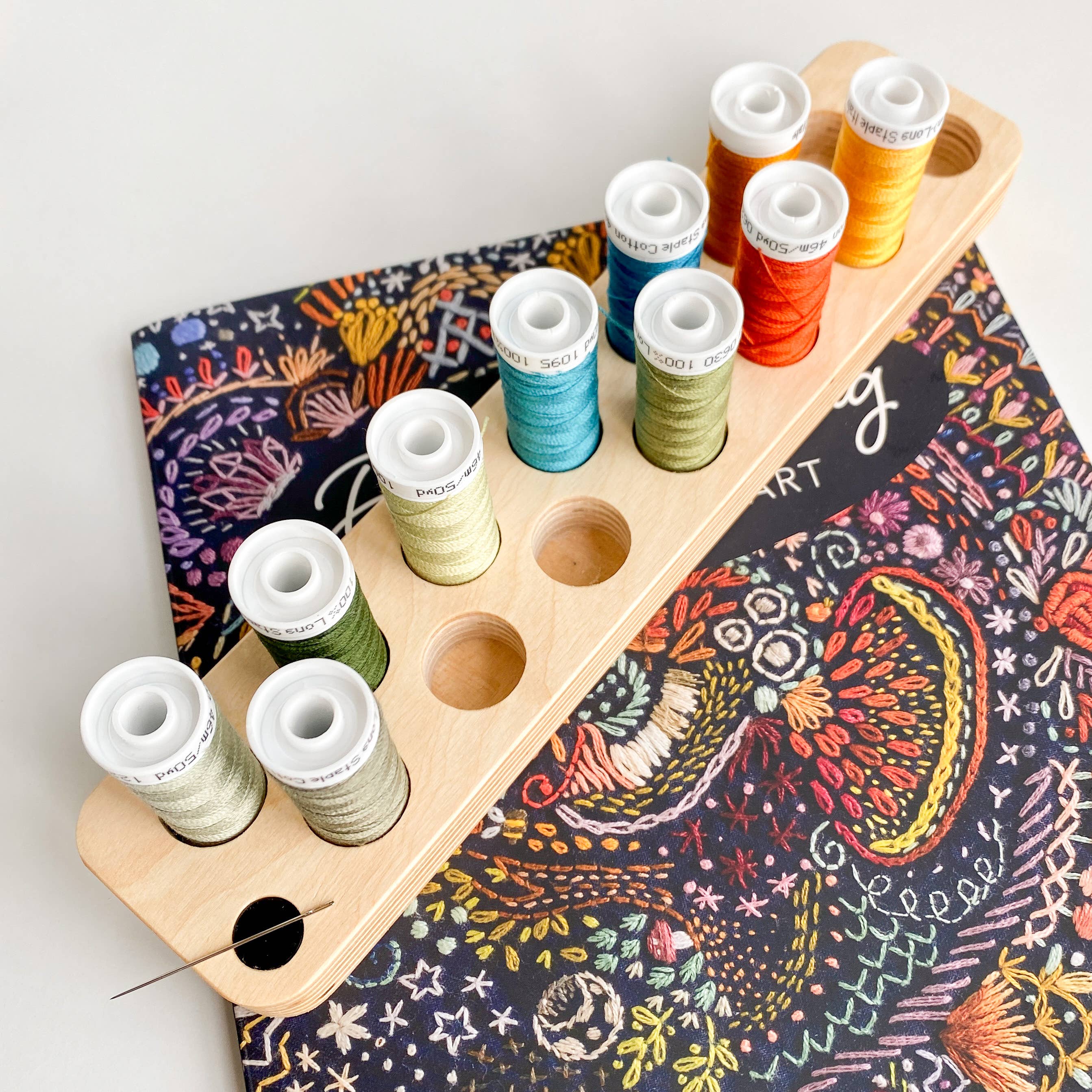 Modern Hoopla – Großhandel Kreuzstich-/Stickzubehör – Holzständer für Sulky Petites Kunststoff-Garnspulen7