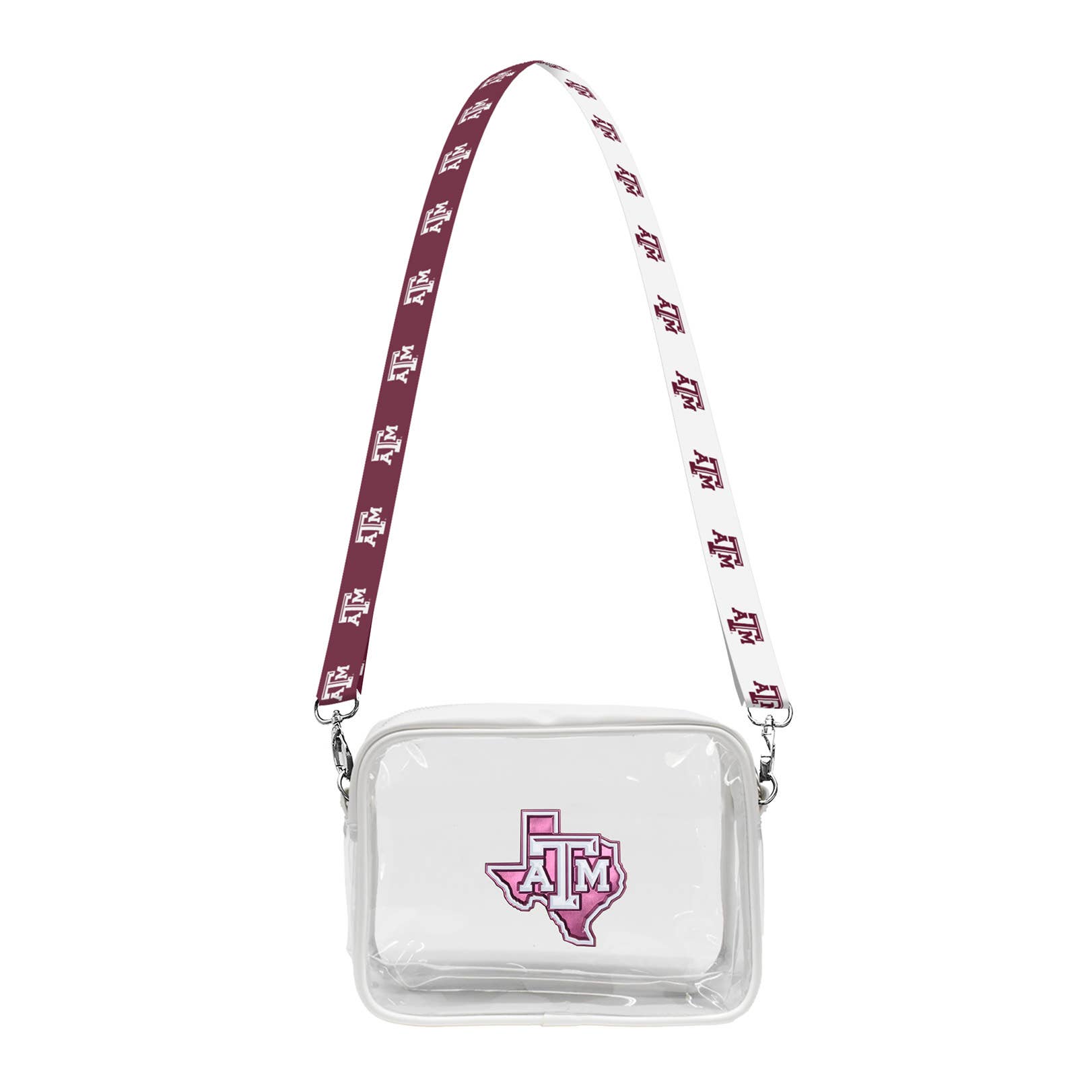 Little Earth Productions - Vente Sac à bandoulière – unisexe - Sac banane transparent NCAA Texas A&M Aggies0
