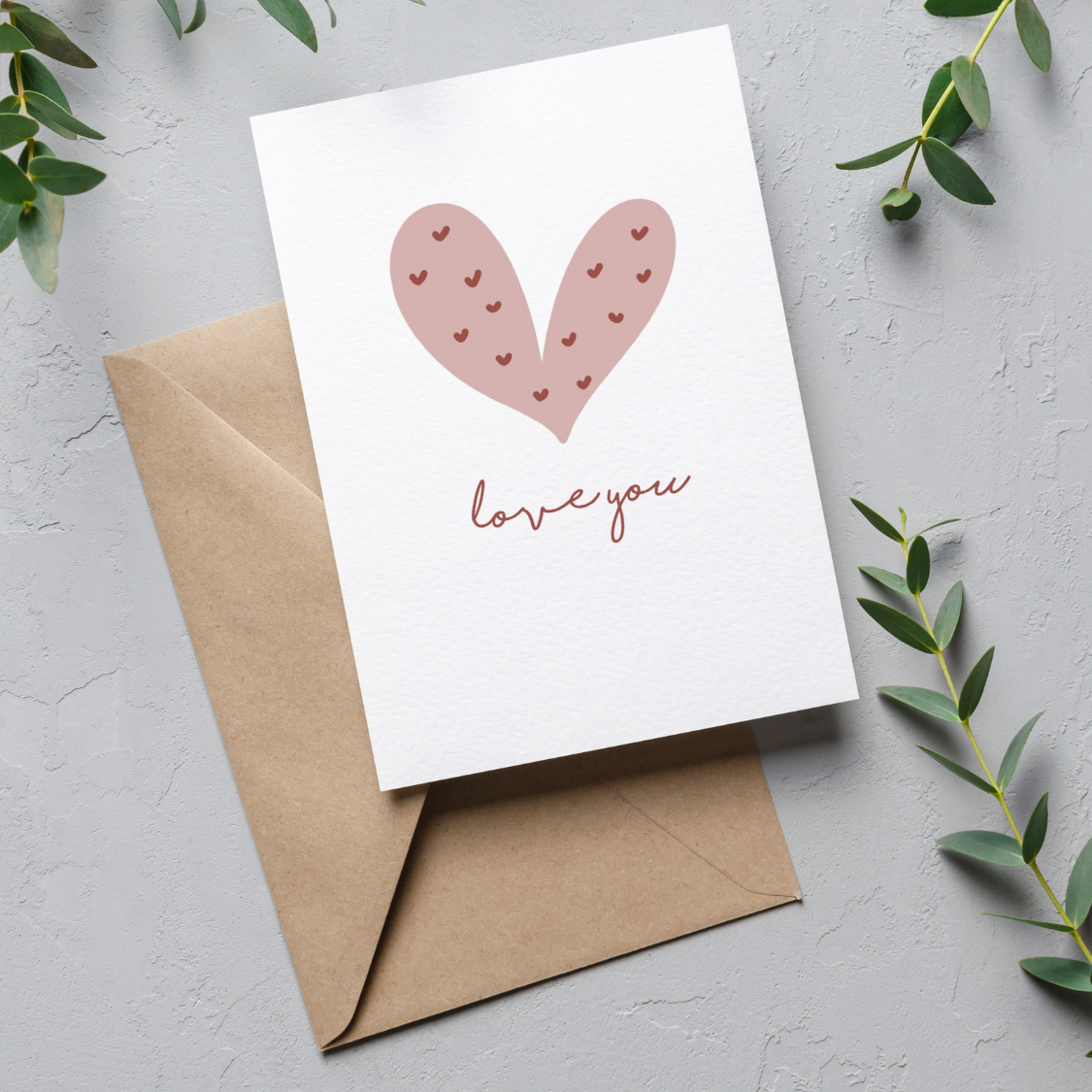 Stickerlishious - Wholesale Love Card - LOVE YOU CARD1