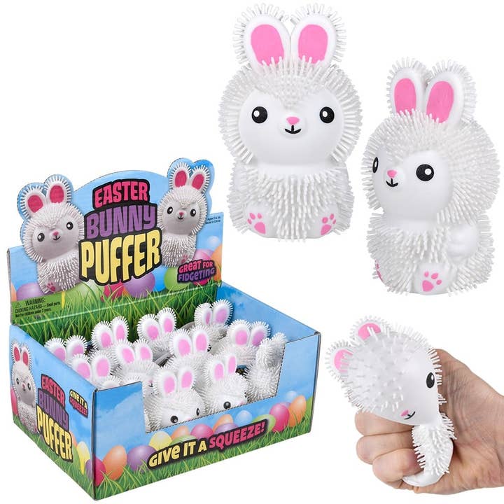 Easter Bunny Puffer 3"-3.5" LLB legetøj til børn for engroshandel hos La Luna Bella - Toys