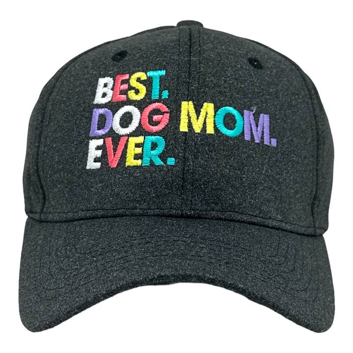 Best Dog Mom Ever Mother's Day Trucker Hat Baseball Cap for wholesale by Crazy Dog T-Shirts