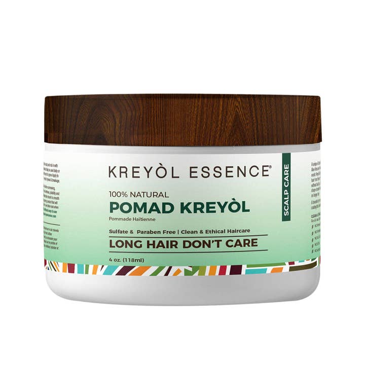 Pomad Kreyòl : traitement de baume naturel pour le cuir chevelu (4 oz) | Paquet de 6 pour la vente par Kreyol Essence
