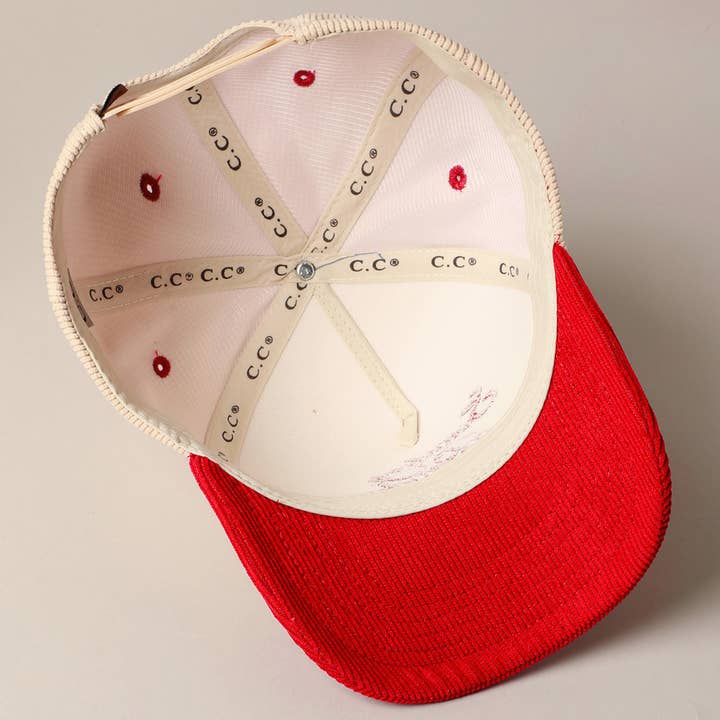 Fashion City - Wholesale Baseball Cap - Unisex - Sunday Funday Corduroy Trucker Baseball Cap28