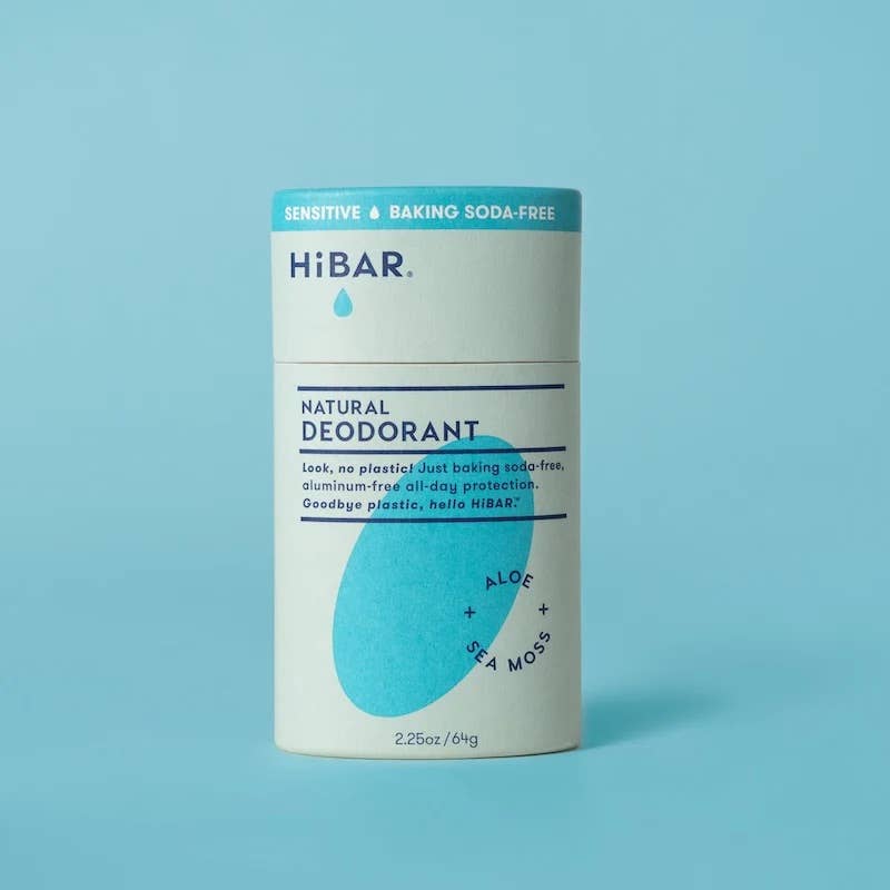 HiBAR - Wholesale Deodorant - Unisex - HiBAR Deodorant Sensitive  Aloe + Sea-Moss(Baking soda free)1