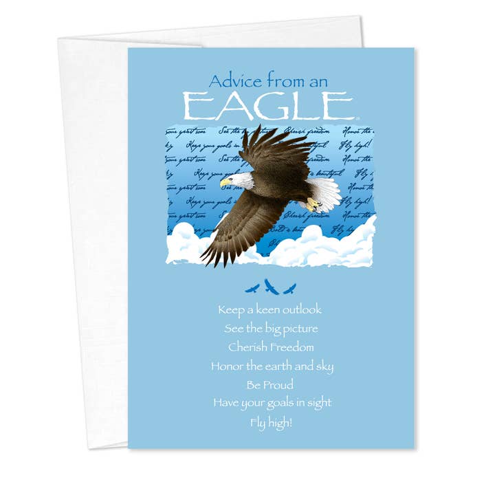 Advice from an Eagle Birthday Card-Best for wholesale by Advice for Life by Your True Nature