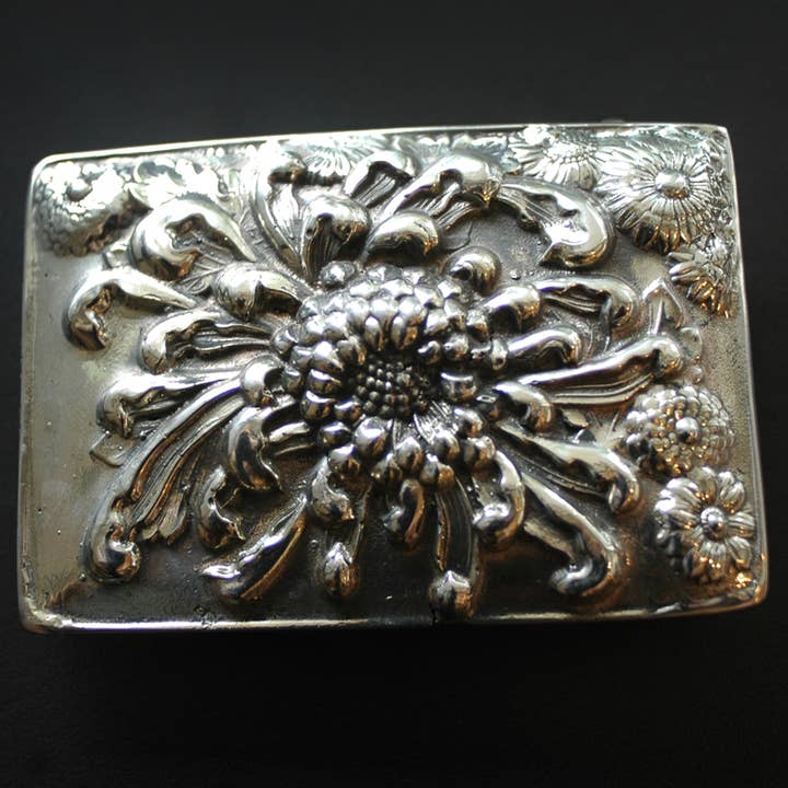 Mum Blossom bæltespænde for engroshandel hos Hi Octane | SilverBotanica