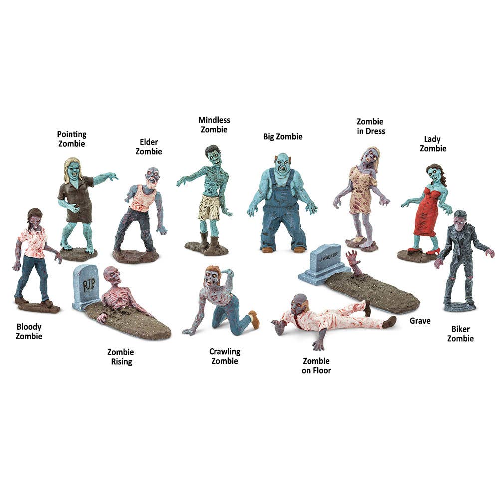 Safari Ltd. - Wholesale Figurine Toy - Kids - Zombies Super TOOB® - 6860042