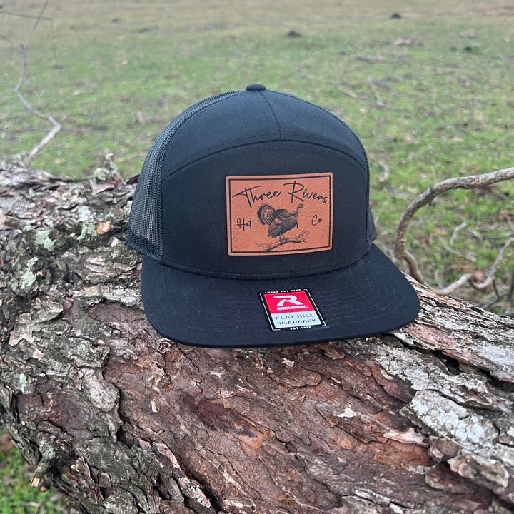 Three Rivers Hat Co. - Wholesale Trucker Hat - Unisex - Gobbler on the Roost - Flatbill Snapback - Richardson 1681