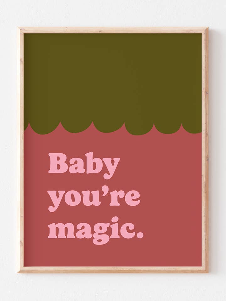 Affiche - Baby you're magic (30 x 40 cm) pour la vente par Ma Petite Vie