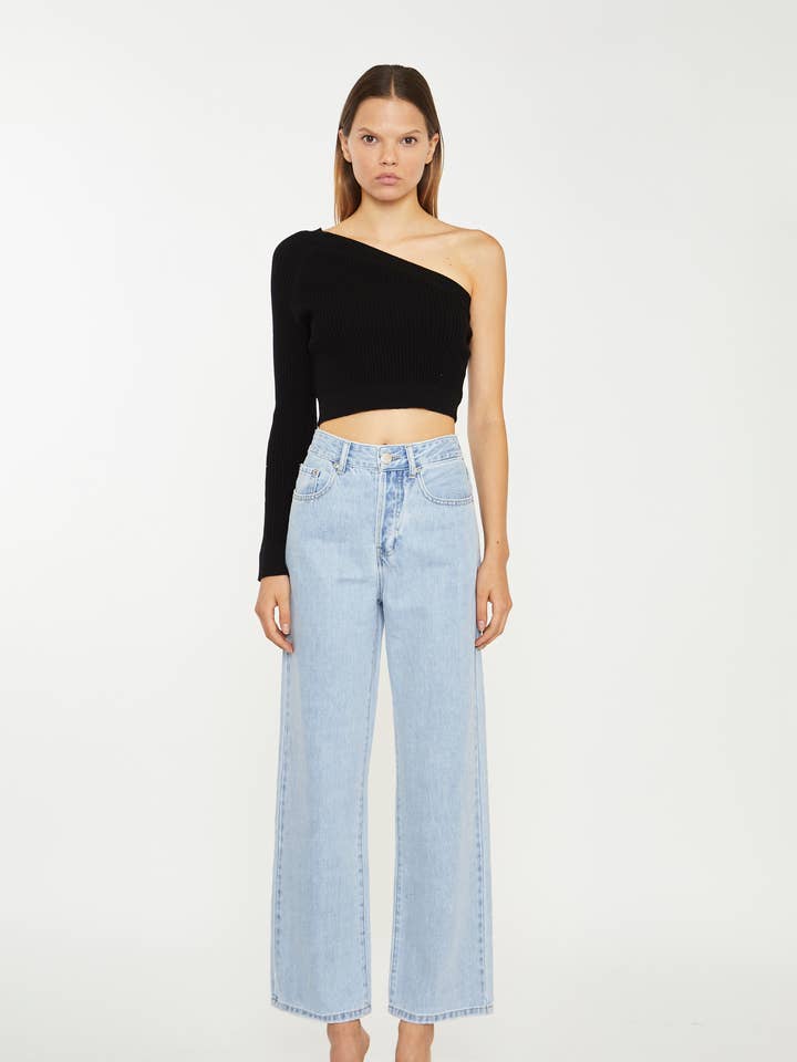 Ribcage Raka ben Jean för wholesale av Glamorous (EU)