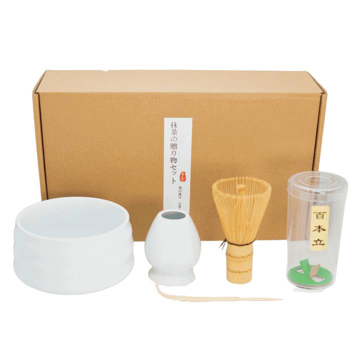 Matcha Set Wit for wholesale by Cupplement b.v.