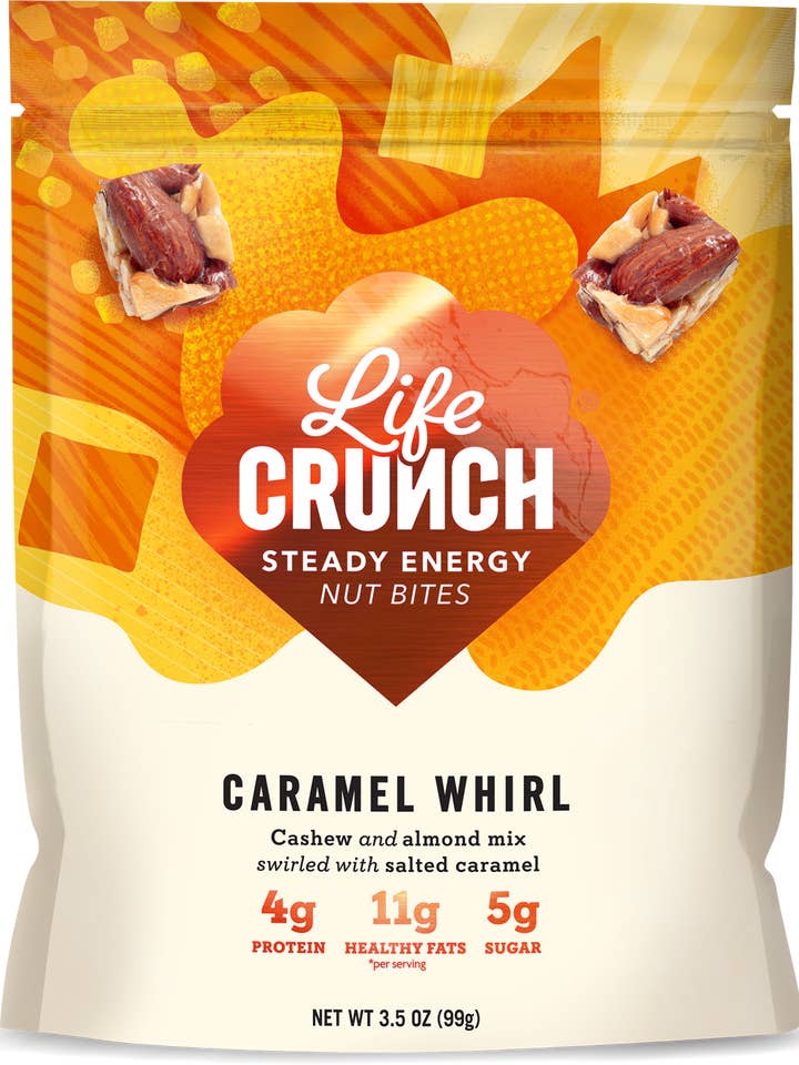 LifeCrunch Caramel Whirl 3.5oz for wholesale by LIFECRUNCH