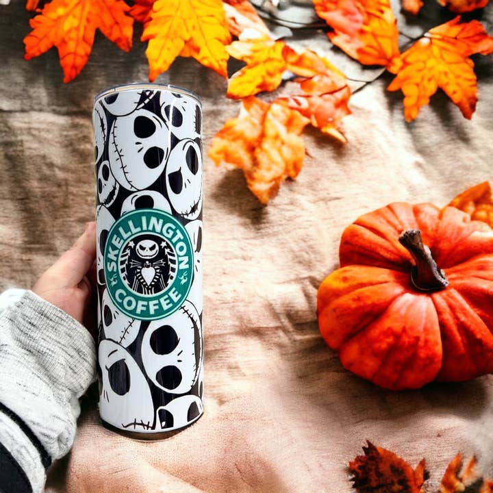 Kaffeebecher Jack Skeleton, 20 Unzen für den Großhandel von Jaybird Boutique Co.