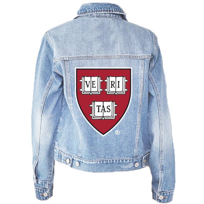 Lojo Collegiate Apparel - Wholesale Denim Jacket - Women's - Harvard Denim Jacket