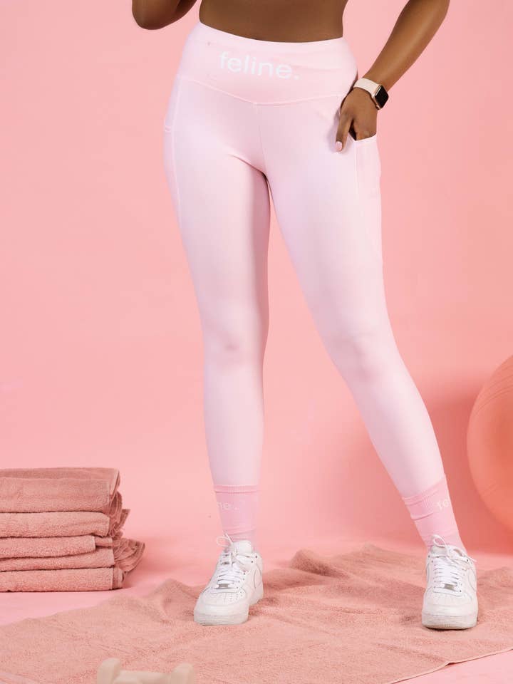 Leggins Blush para venta al por mayor de Feline Apparel