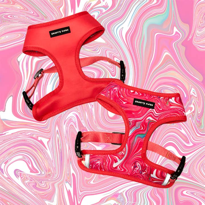 Reversible Harness - Psychedelic Pooch for wholesale by Groovy Paws
