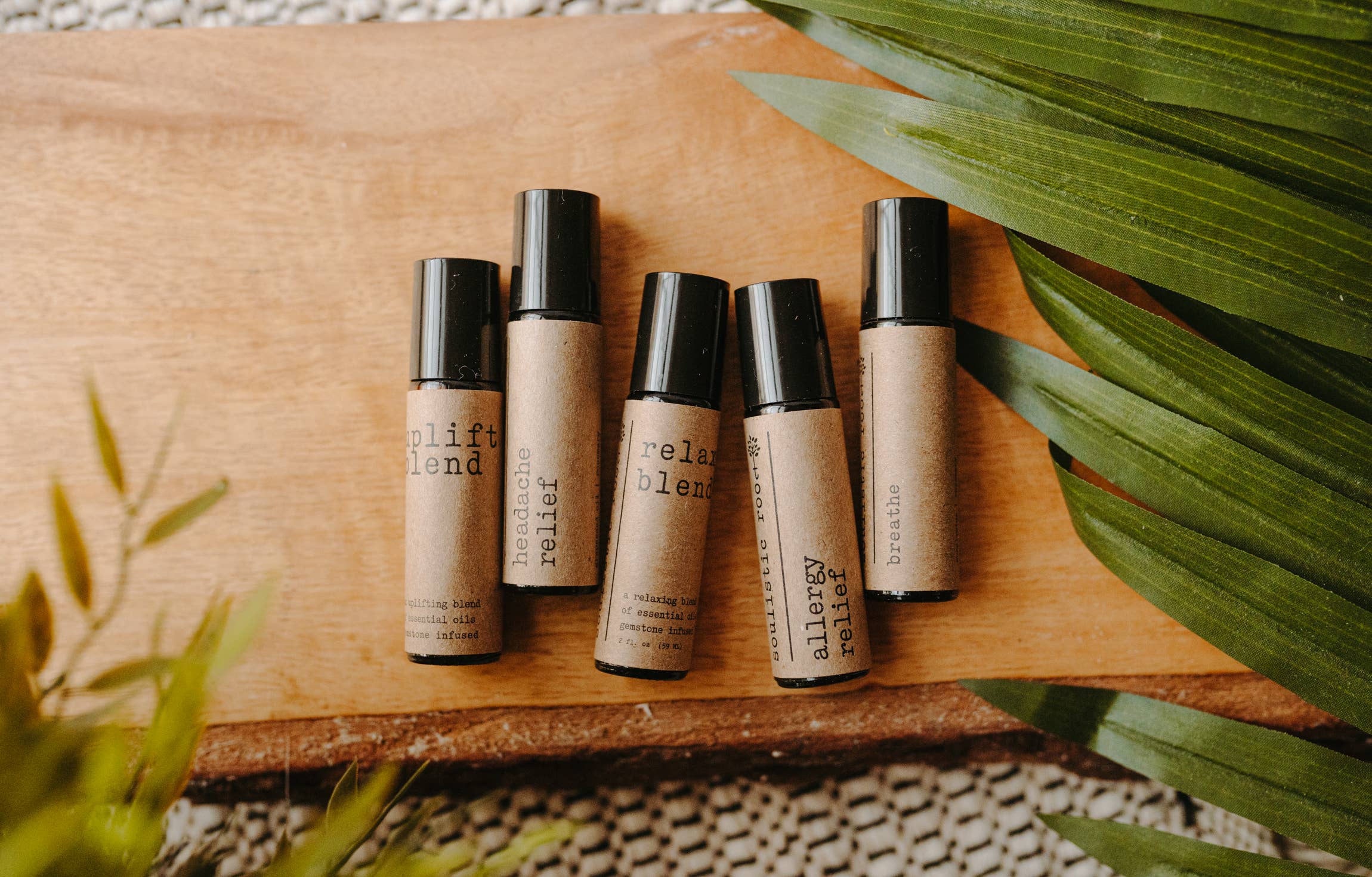 Soulistic Root - Essential Oils & Self Care Gifts - Wholesale Essential Oil Roll-On - Essential Oil Rollers Gift Set | Roll On + Roller Bottles6