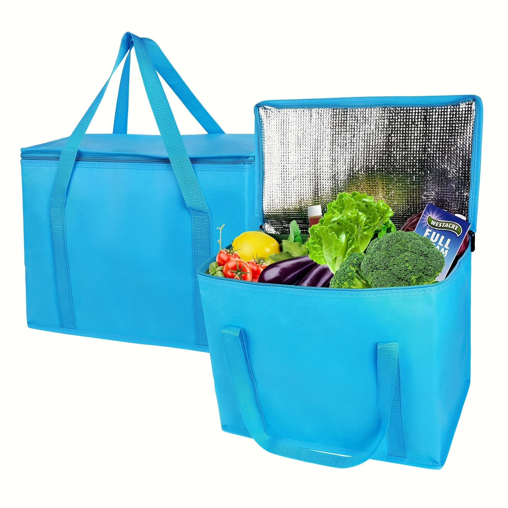 NARWEY INC – wholesale Kyl-/kylväska – 2 st isolerade matkassar med dragkedja kylväska1