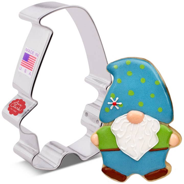 Ann Clark - Wholesale Cookie Cutter - Gnome Cookie Cutter, 4". (Bag of 1 Dozen)