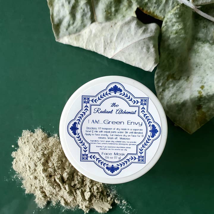 I am... Green Envy Face Mask for wholesale by The Radiant Alchemist