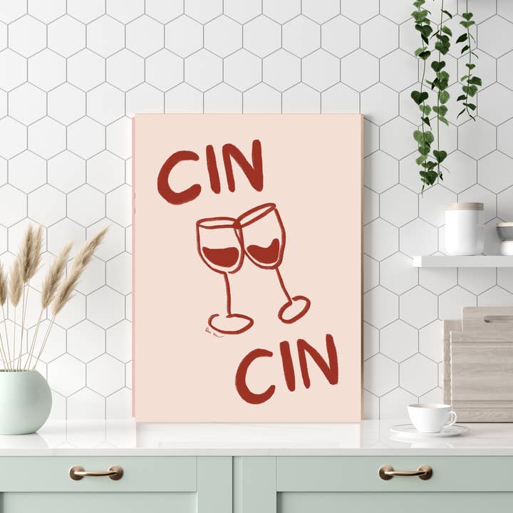 Kumo Art Prints - Wholesale Art Print - Cin Cin Art Print 2