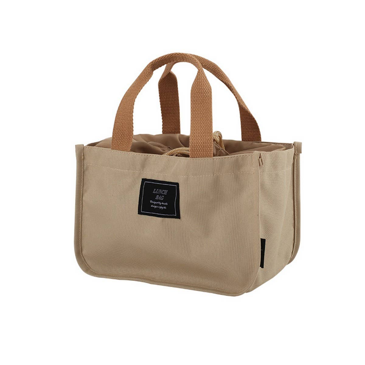 ACCITY - Wholesale Lunch Bag/Box - CASUAL PICNIC INSULATED DOUBLE LAYER BENTO BAG_CWAB18240