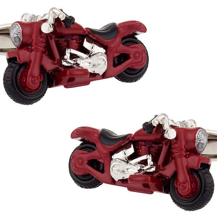 Detaljerede motorcykel manchetknapper for engroshandel hos Cuff-Daddy