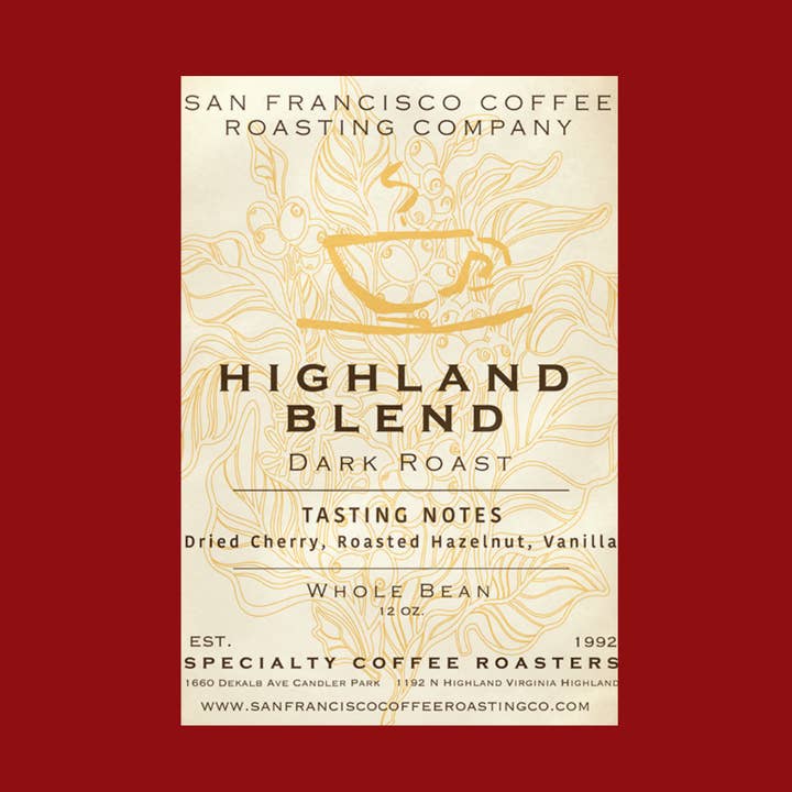 Highland Blend - 5LB for engroshandel hos San Francisco Coffee Roasting Co