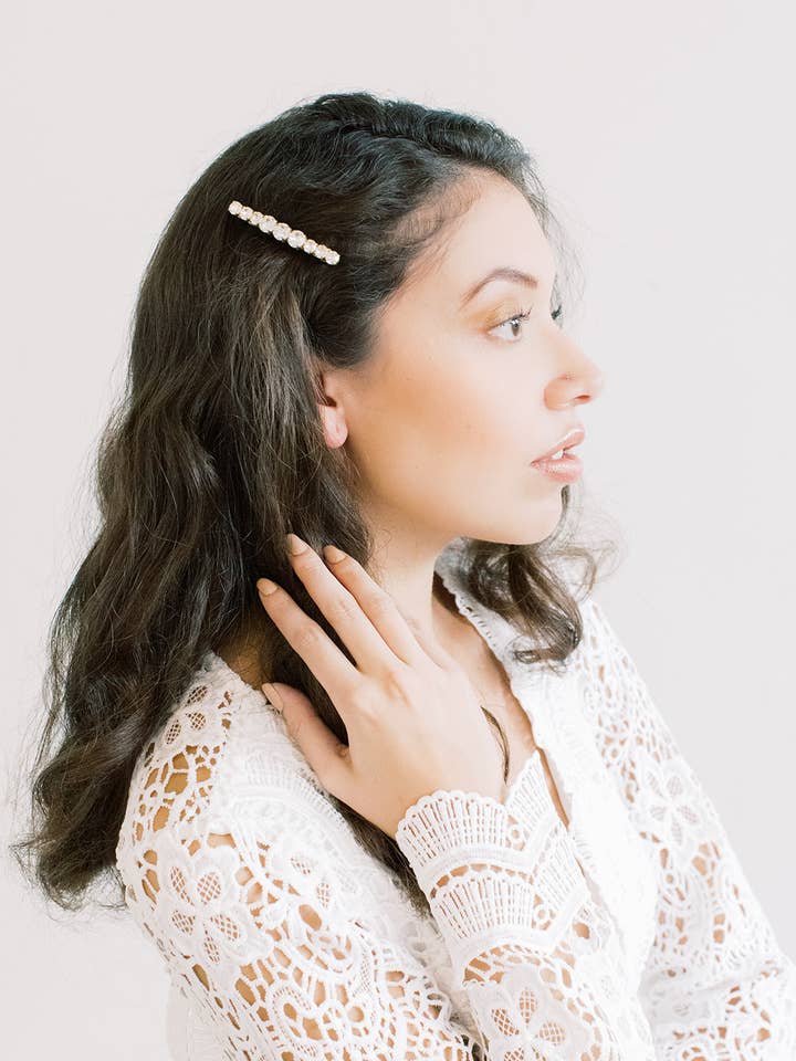 Store Swarovski Hårspænder - Krystal eller Silke for engroshandel hos Acute Designs