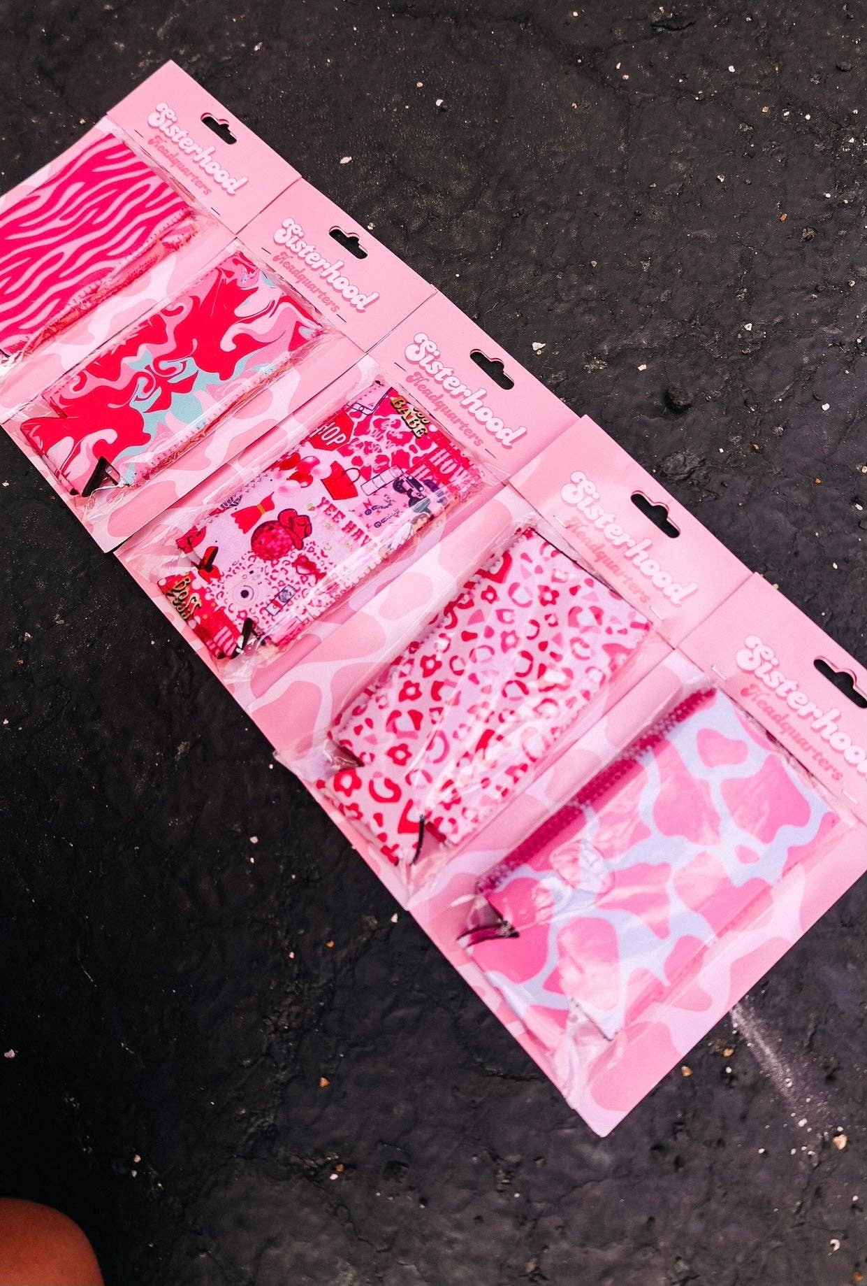 The Front Porch Label - Wholesale Drink Huggers & Koozies - Pink Leopard Tall Coozie 2-Pack3