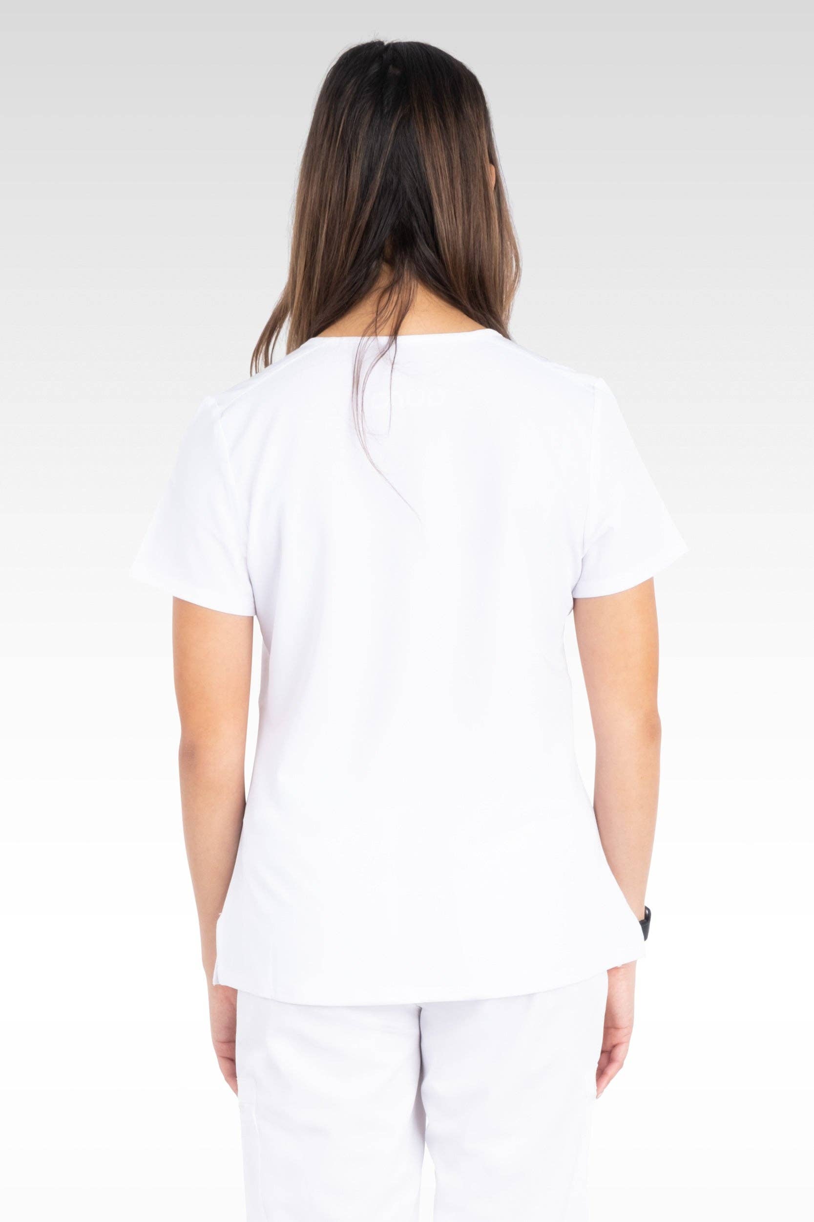Aura Naturale - Wholesale Uniform voor gezondheidszorg - Dames - Kara Dames Ronde Hals Scrubstop met 4 Zakken (94002)29