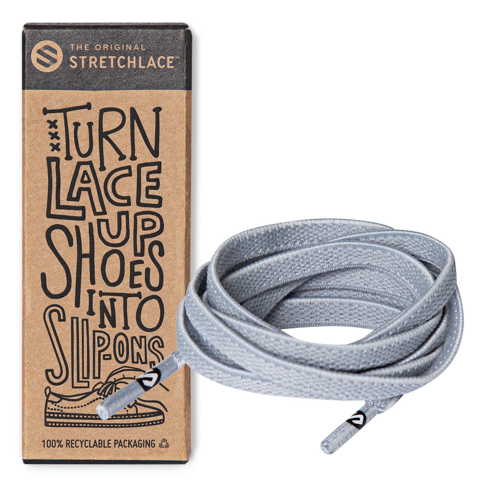 The Original Stretchlace - Vendita all'ingrosso Lacci per scarpe - Unisex - Lacci per scarpe elastici piatti35