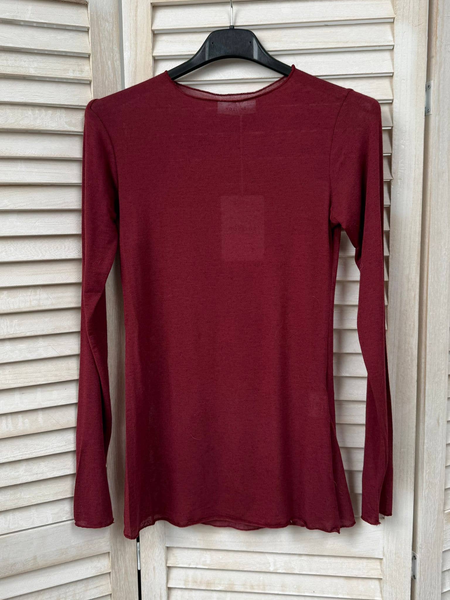 NOELINE - Wholesale Knit Sweater - Women's - Cashmere round neck long sleeve t-shirt 0888627