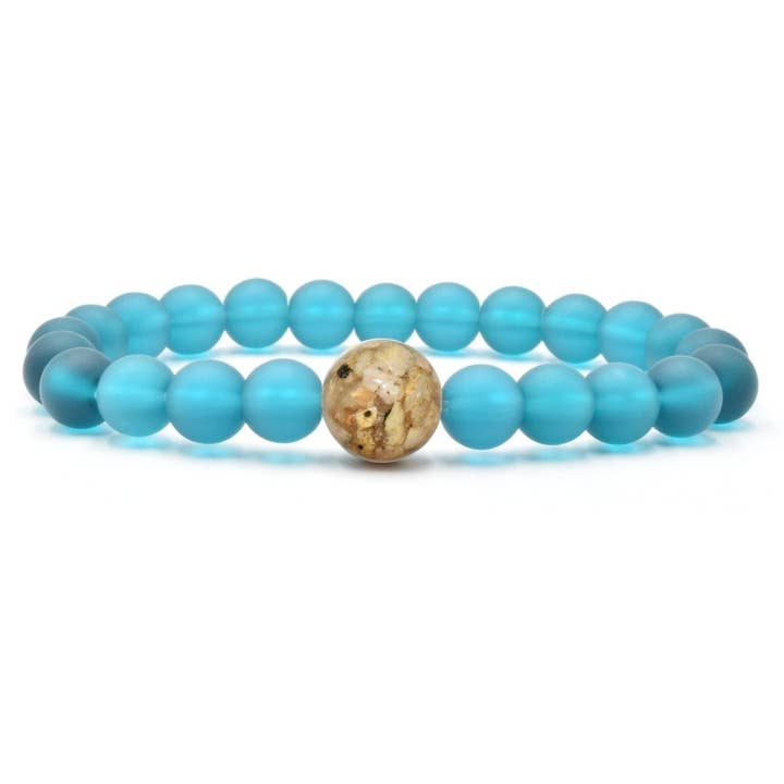Cristal California Stones + Peacock Blue para venta al por mayor de Homes Bracelets