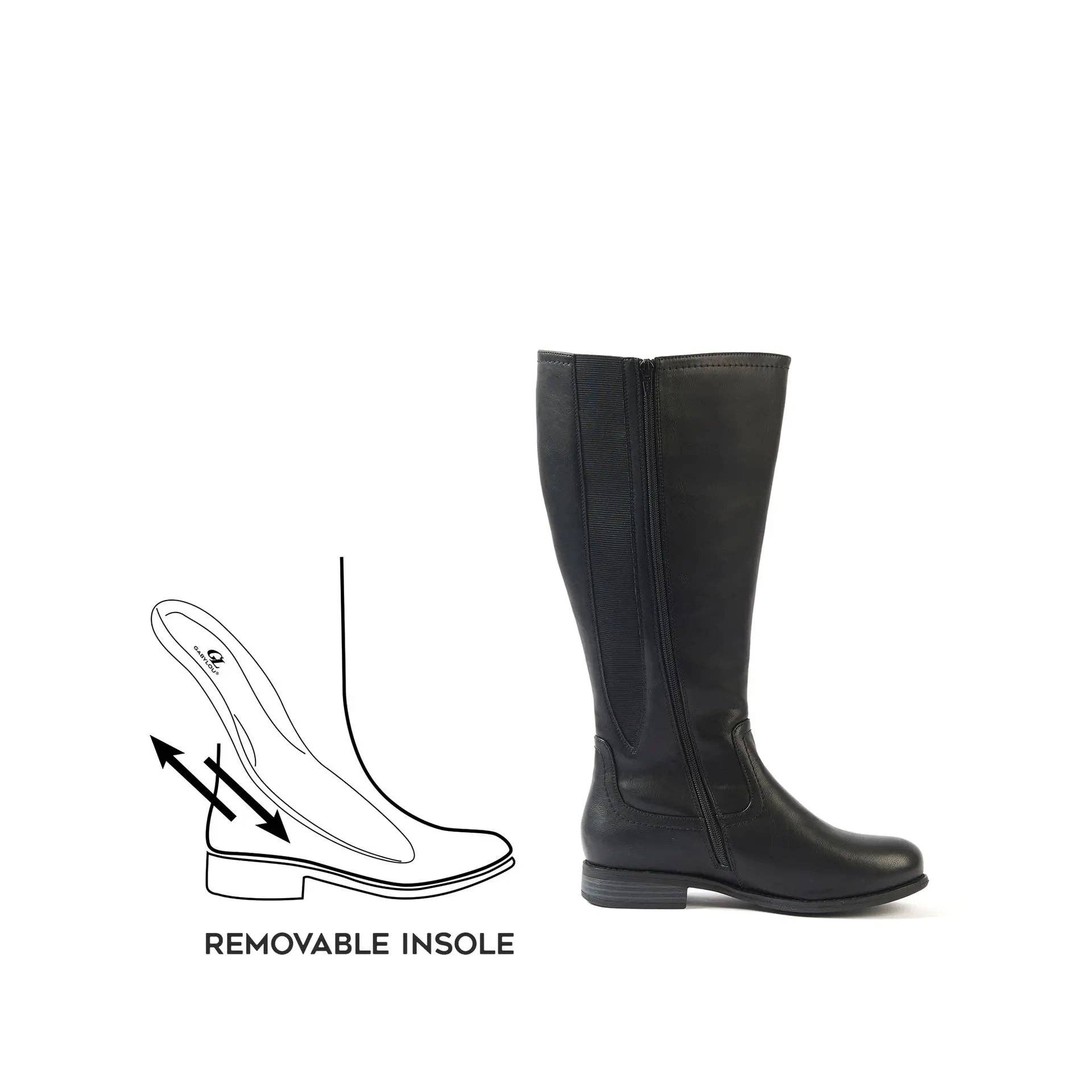 Gabylou - Wholesale Boots - Women's - Wide Calf Boots 2XL - Melania Model19