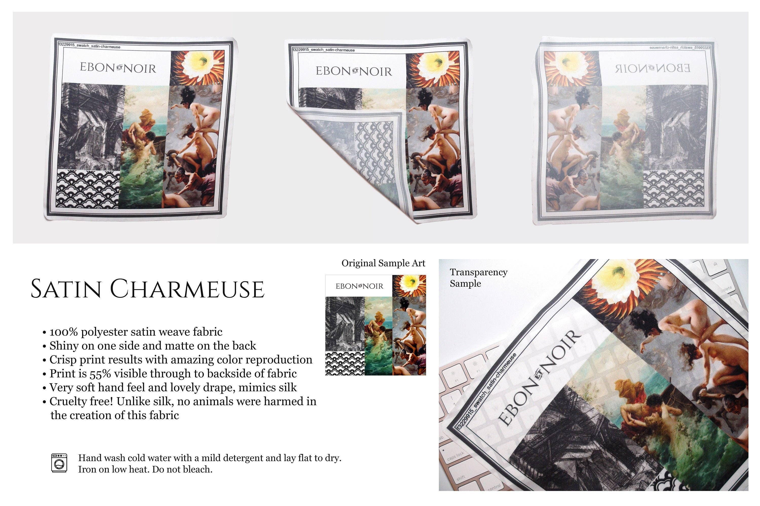 Ebon et Noir LLC - Wholesale Scarf - Women's - Satyr Dance, Luxurious Long Scarf/Boho Head Wrap, Made to Order, Handmade and Cruelty Free2