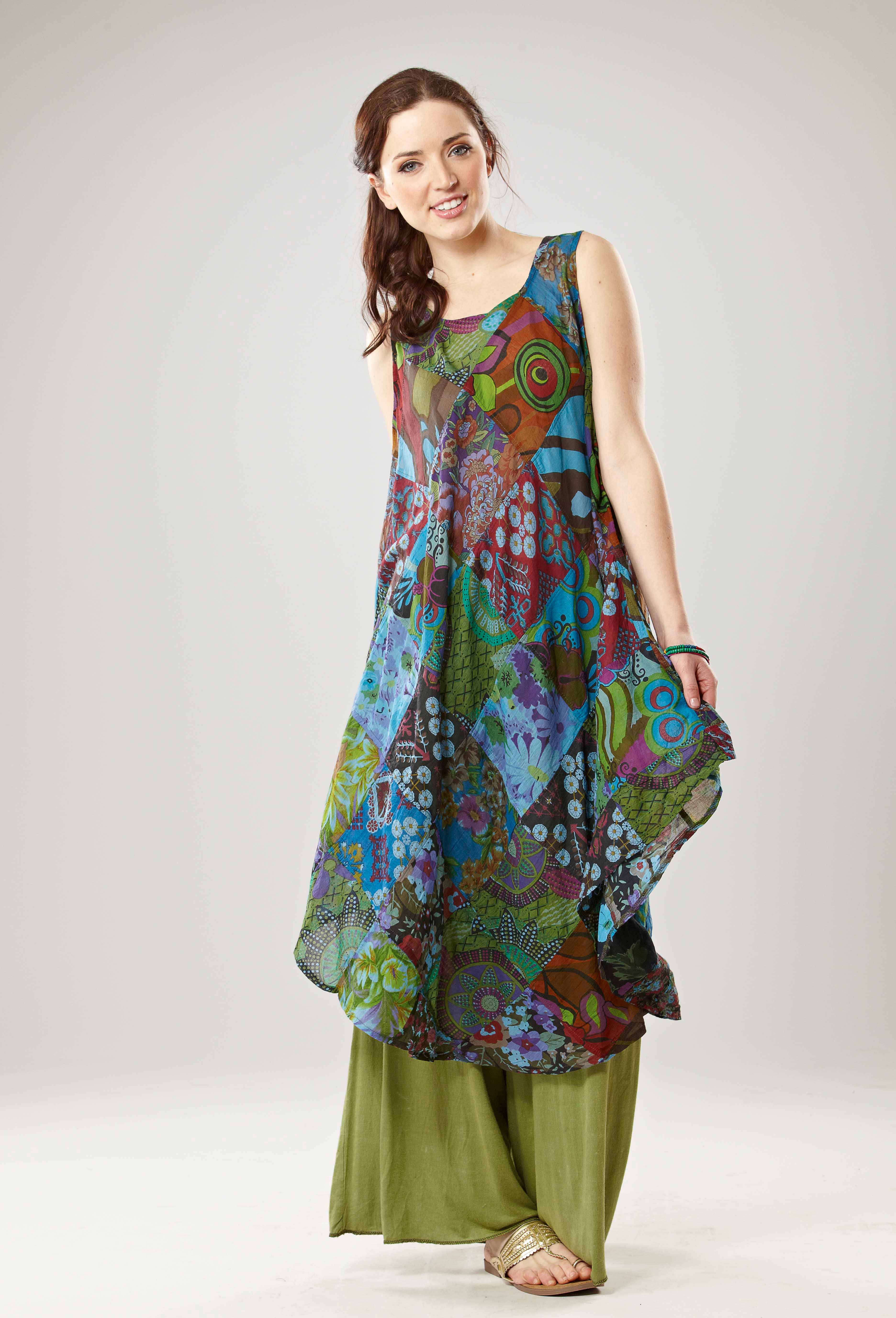 Windhorse Trading Inc – Großhandel Kleid – Damen – Samsara Baumwollkleid. AW 2052