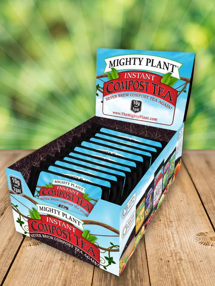 Recarga de Expositor de Contador de Chá de Compostagem Instantânea (Caixa com 50) por atacado de Mighty Plant