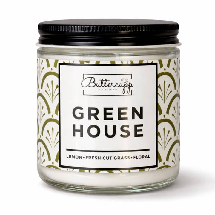 Green House|Bougies printanières | | Cire de soja pour la vente par Buttercupp Candles