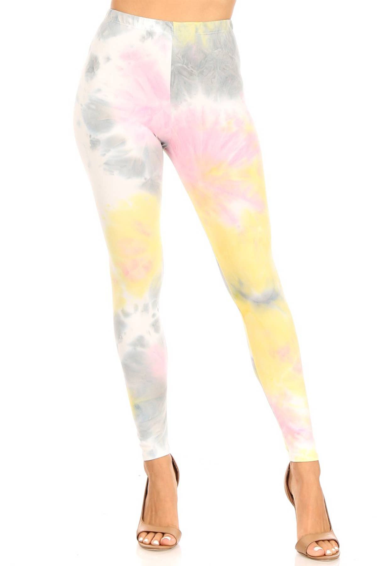 MOA COLLECTION - Wholesale Fashion Leggings - Women's - Solid and Tie Dye Casual Legging Pants16