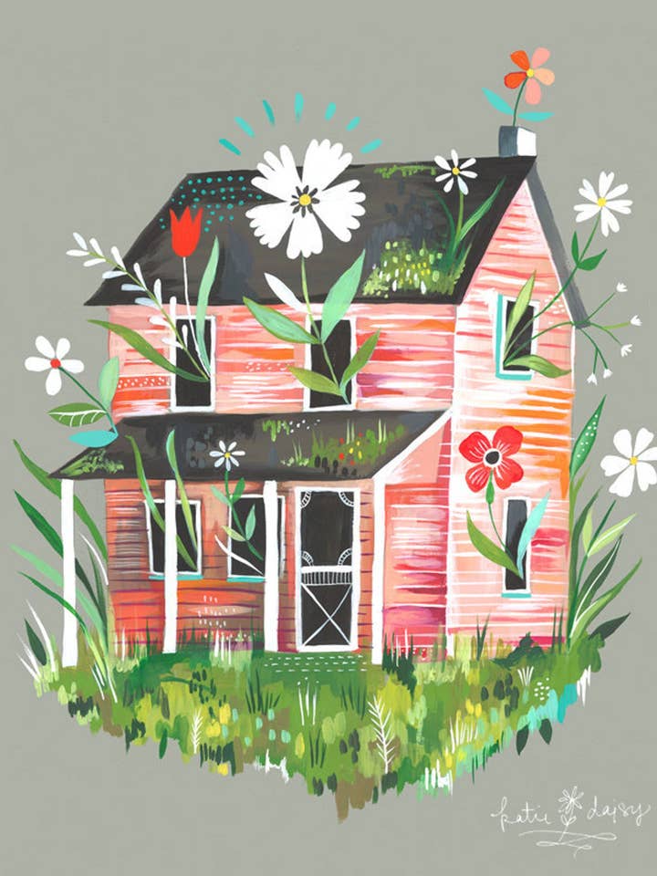 Prairie Home Print pour la vente par Katie Daisy
